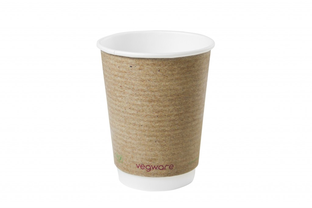 VEGWARE 12oz Double Wall Brown Cup
